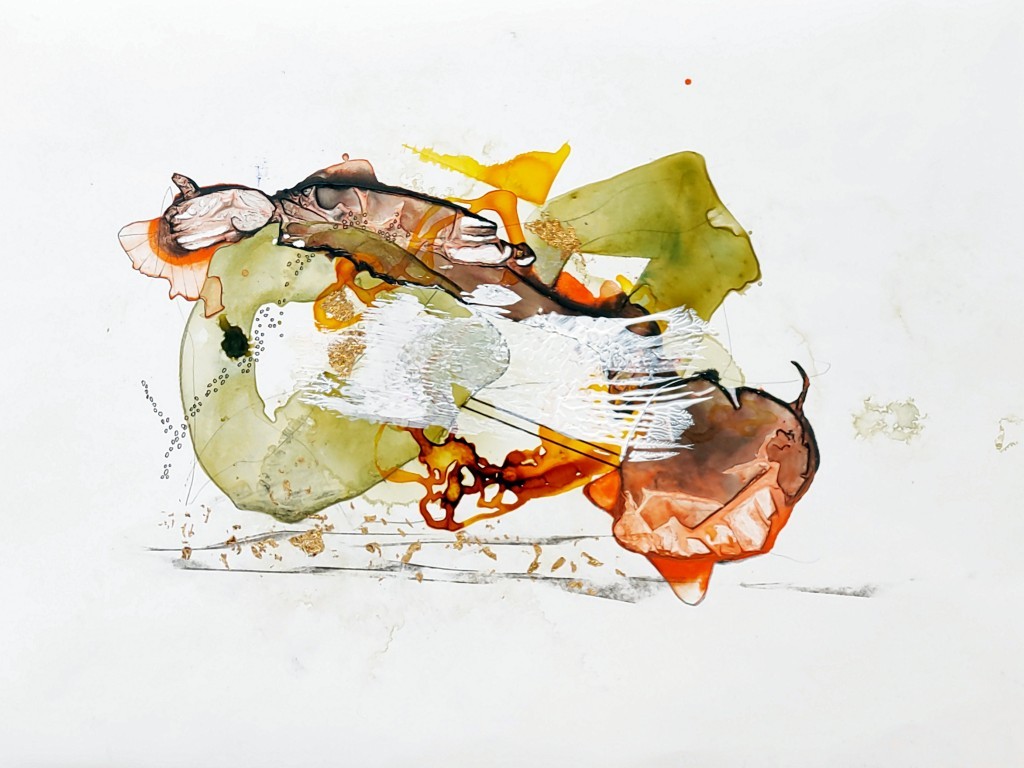 30x20, acryl auf steinpapier